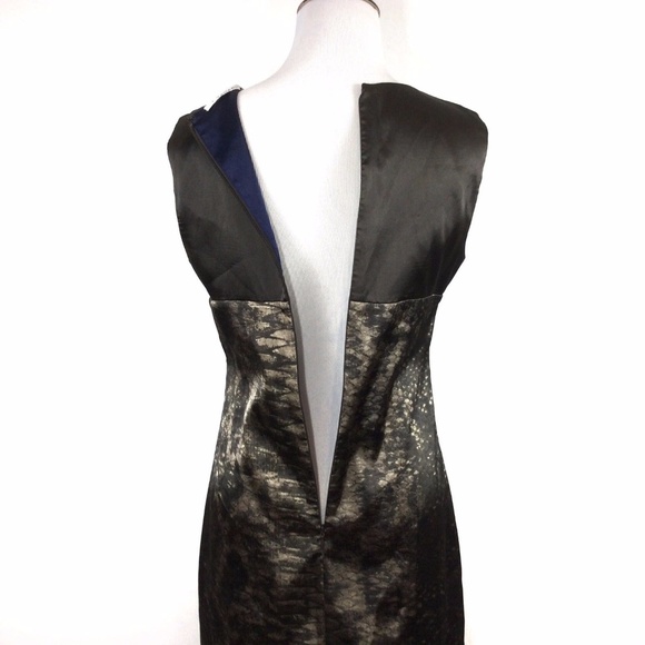 🦋Tahari Snake Print Sleeveless Sheath dress 2 - Picture 4 of 7